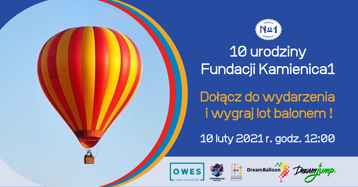 Banner_10 urodziny Kamienicy1