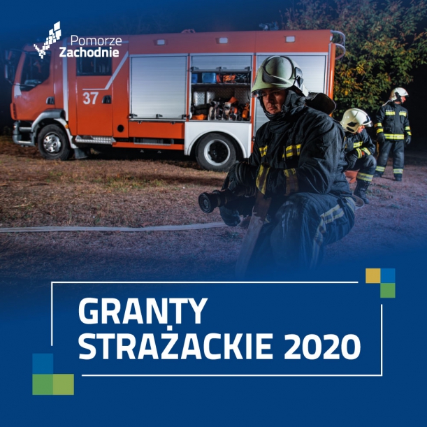plakat grantów strażackich