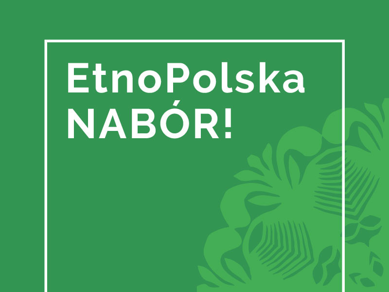Zielone tło z napisem etnopolska