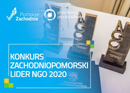 Logo Konkursu Marszałka ,,Zachodniopomorski Lider NGO 2020"