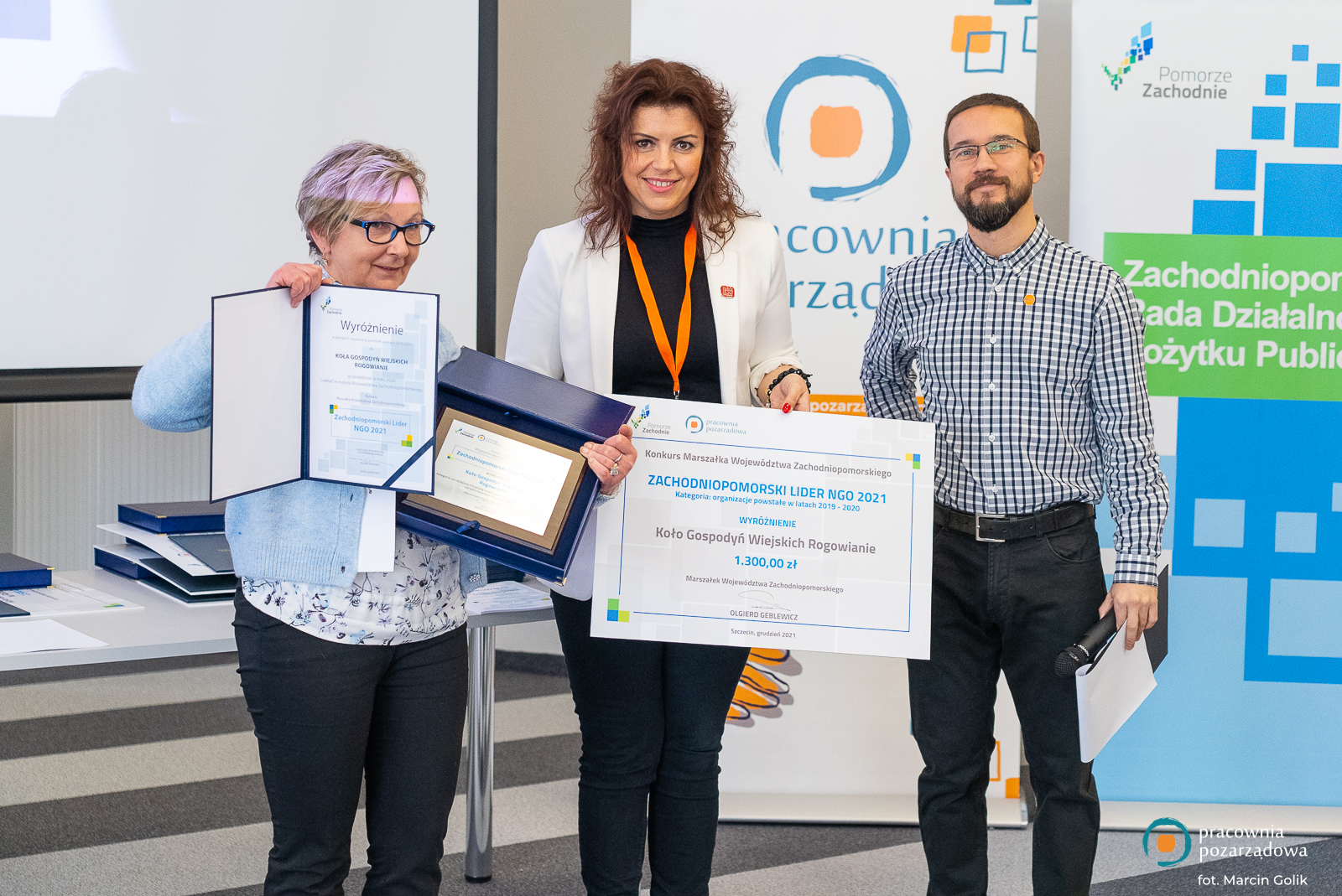 Dyplom dla Koła Gospodyń Wiejskich Rogowianie.