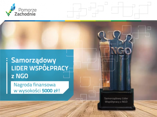 Statuetka przyznawana w konkursie Samorządowy Lider Współpracy z NGO 