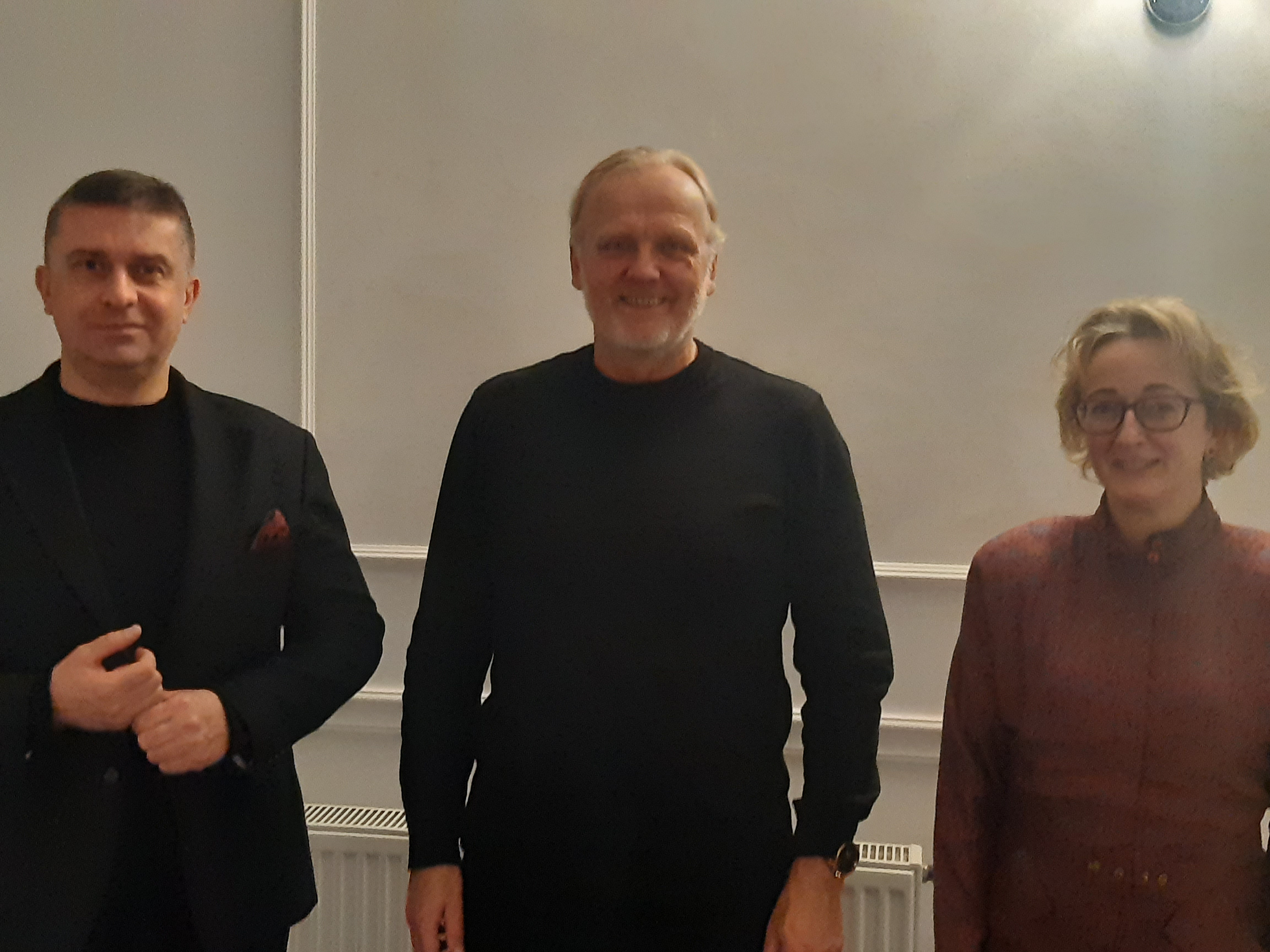 Oleh Drach filmowiec i Roman Biłas przewodniczący Związku Ukraińców w Polsce Oddział w Szczecinie Oleh Drachvaktor, filmowiec i Roman Biłas- Przewodniczący Związku Ukraińców w Polsce Oddział w Szczecinie