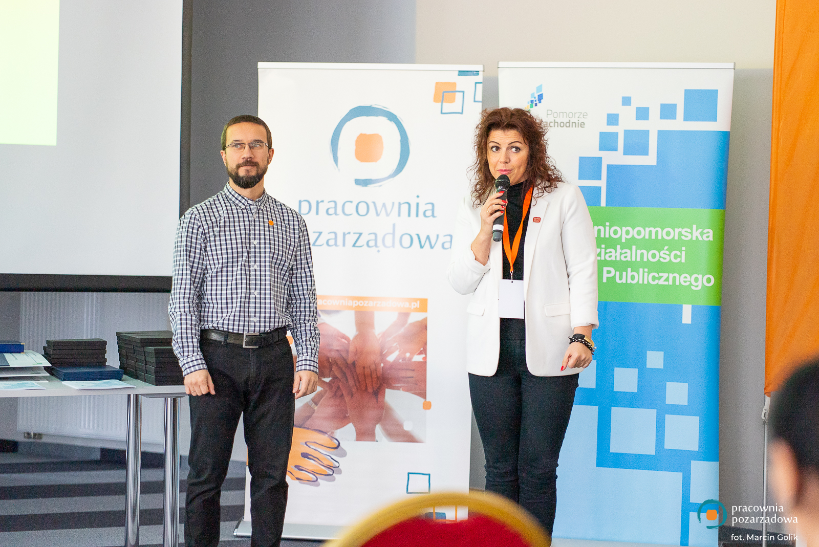 Magdalena Pieczyńska oraz Łukasz Cieśliński