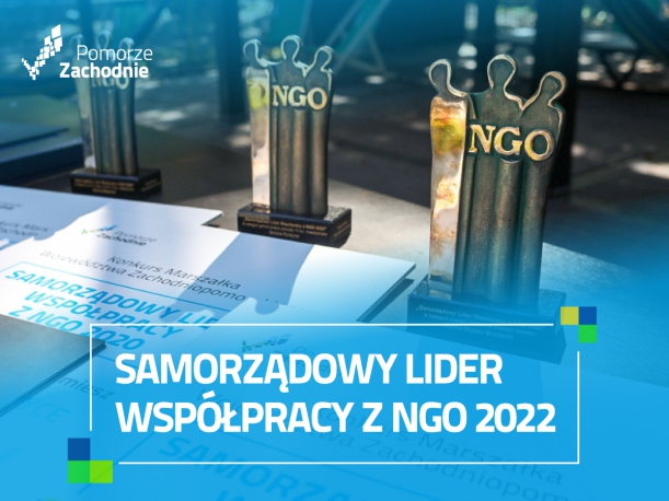 Logo konkursu Samorządowy Lider Współpracy z NGO 2022