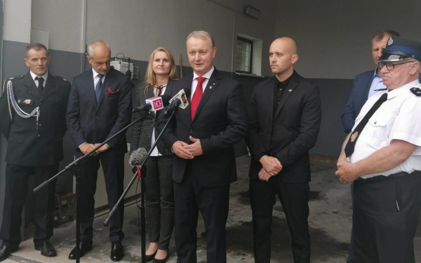 konferencja prasowa - Granty Strażackie