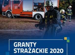 plakat grantów strażackich
