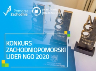 Logo Konkursu Marszałka ,,Zachodniopomorski Lider NGO 2020"