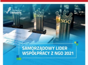 Mapa Gminy Pyrzyce z napisem